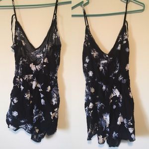 Floral Kendall & Kylie romper